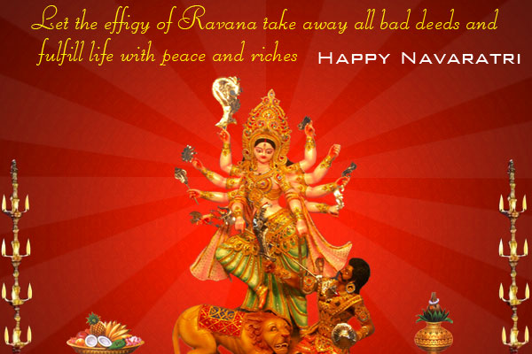 Let The Effigy Of Ravana Take Away All Bad Deeds And Fulfill Life With Peace And Riches Happy Navaratri