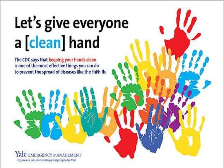 Let's Give Every A Clean Hand Global Handwashing Day Image