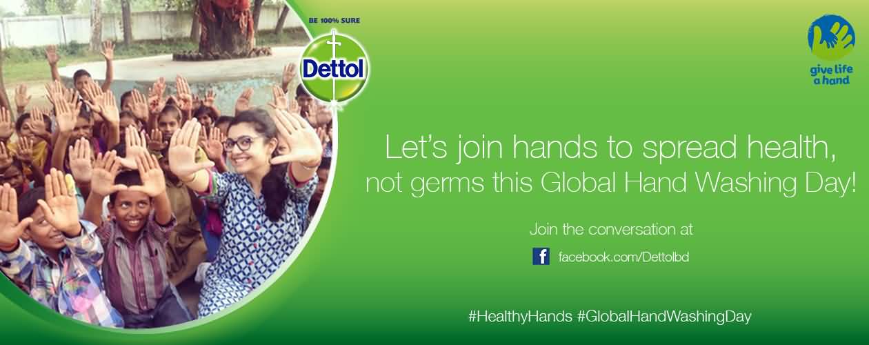 Let's Join Hands To Spread Health, Not Germs This Global Handwashing Day