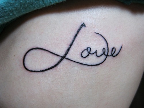 Love Infinity Tattoo Image