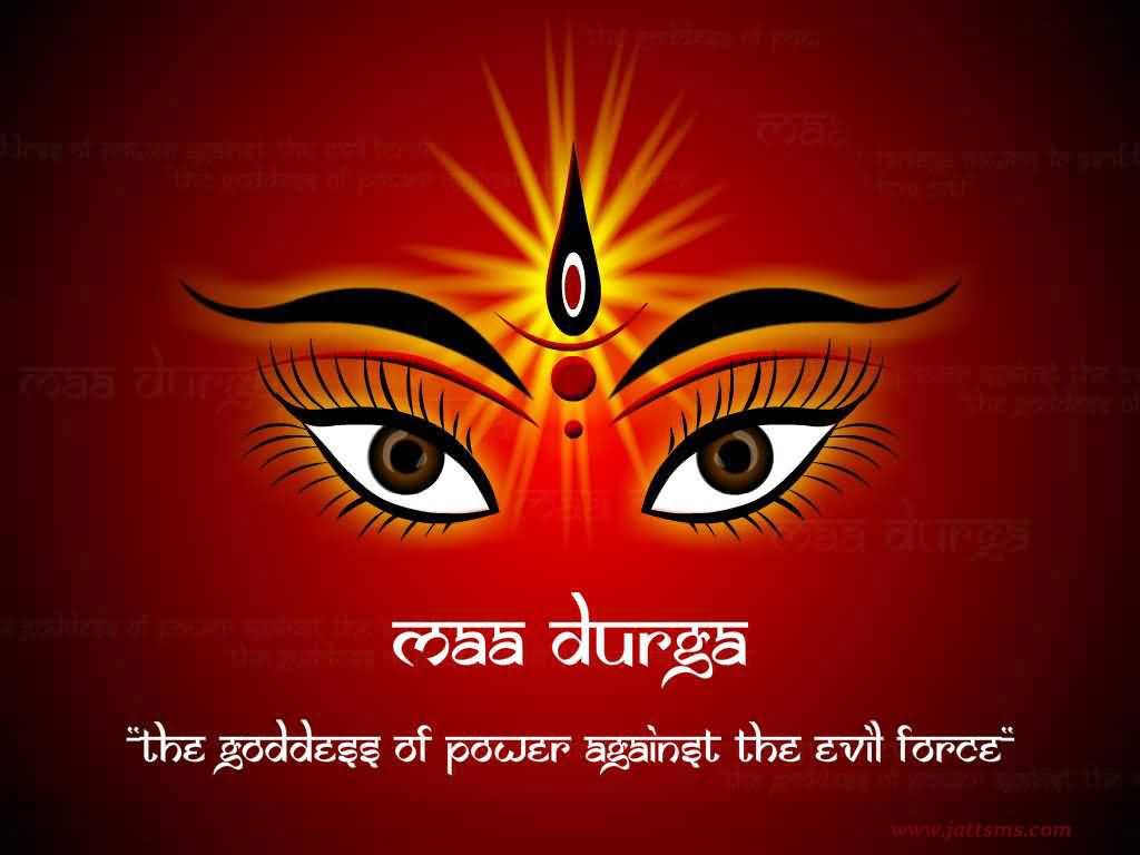 Maa Durga The Goddess Of Power Against The Evil Force