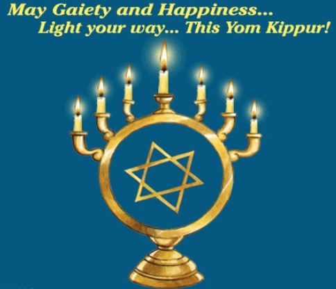 May Gaiety And Happiness Light Your Way This Yom Kippur