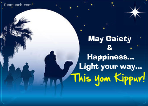 May Gaiety & Happiness Light Your Way This Yom Kippur