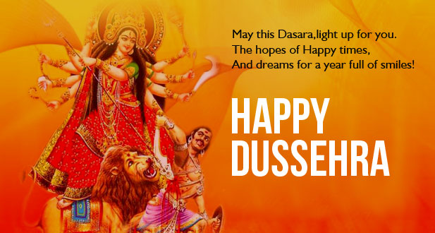 May This Dasara Light Up For You. The Hopes Of Happy Times, And Dreams For A Year Full Of Smiles Happy Dussehra Greeting