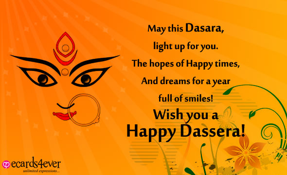 May This Dasara, Light Up For You. The Hopes Of Happy Times, And Dreams For A Year Full Of Smiles Wish You A Happy Dussehra 2016