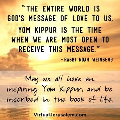 May We All Have An Inspiring Yom Kippur And Be Inscribed In The Book Of Life Happy Yom Kippur