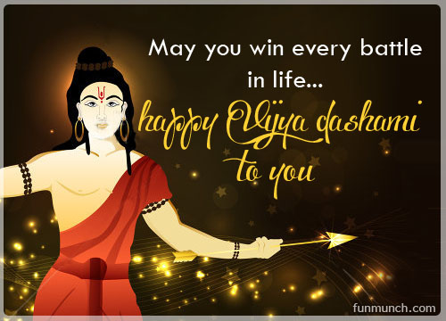 May You Win Every Battle In Life Happy Vijayadashami To You