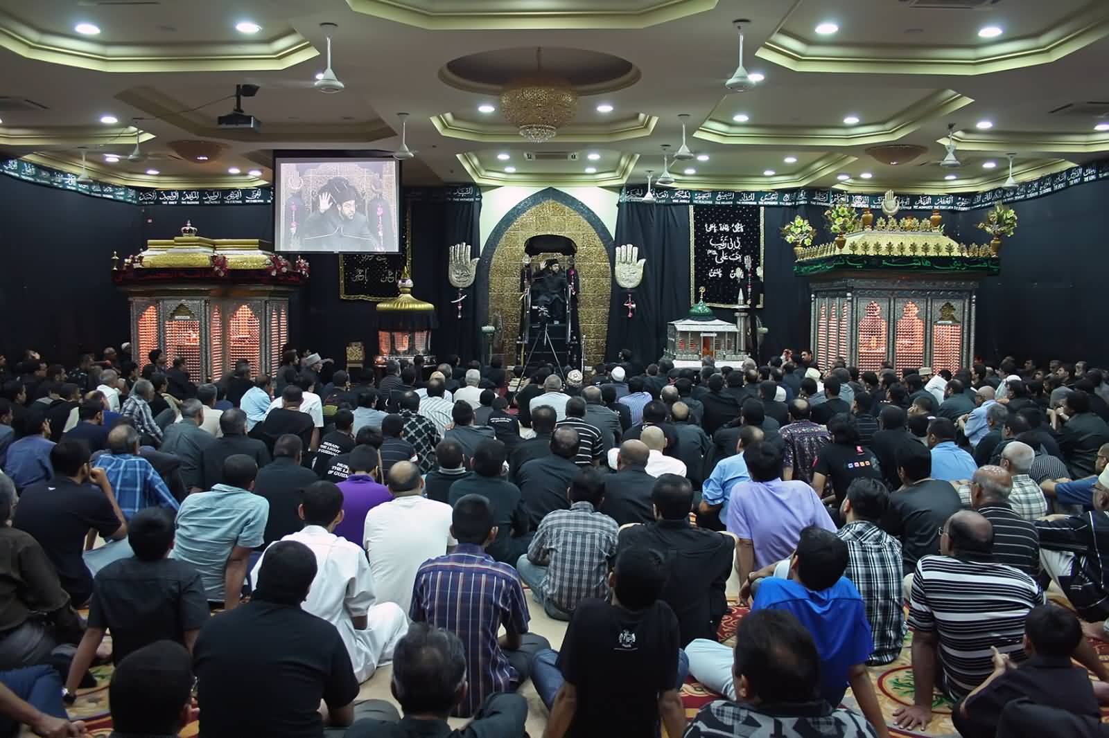 Muharram Mourning Celebration At A Mosque