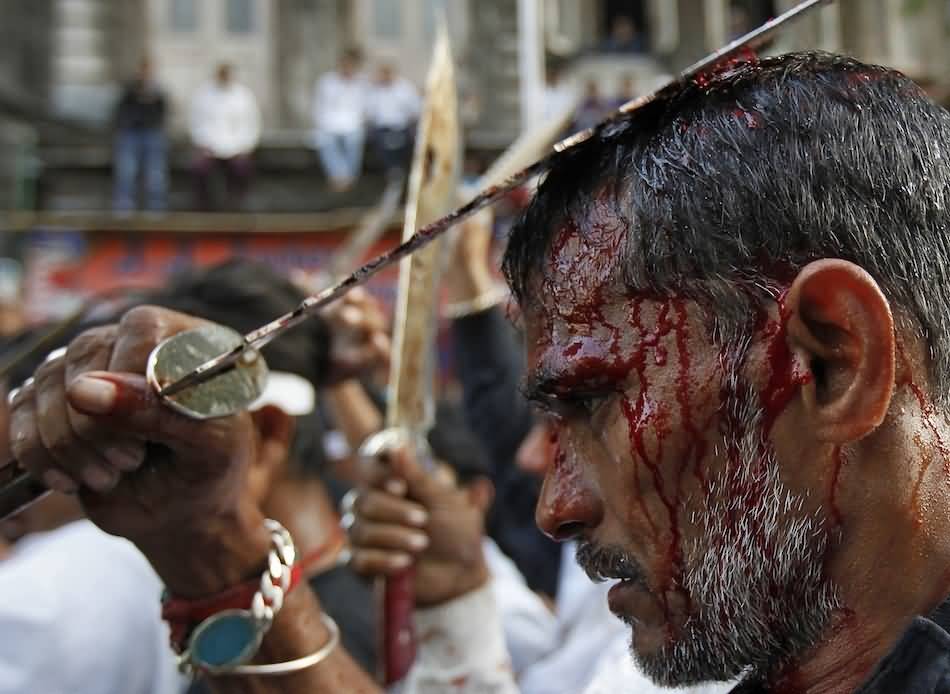 Muslim Man Wounded Himself During Muharram Celebrations