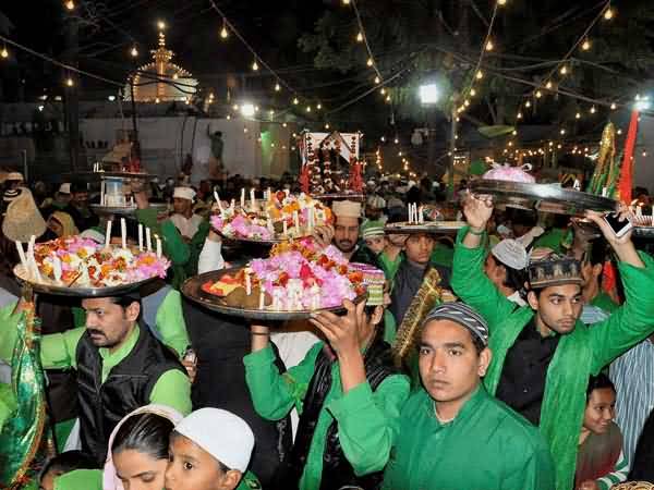 Muslim People Celebrating Muharram Festival