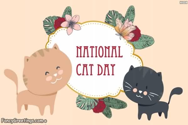 National Cat Day 2016 Greeting Card