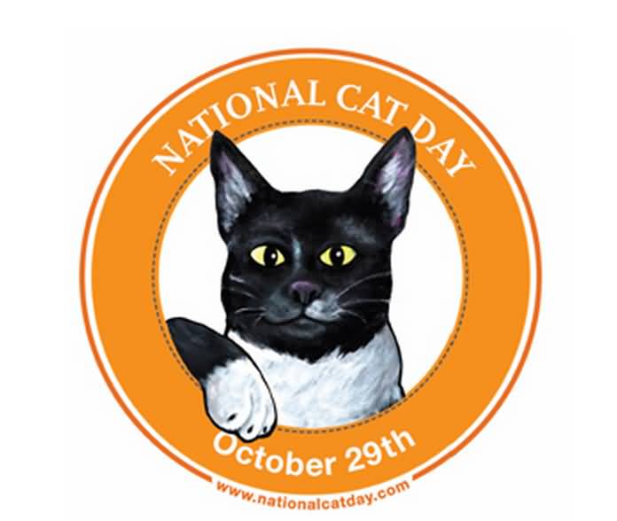 National Cat Day October 29th Stamp Picture