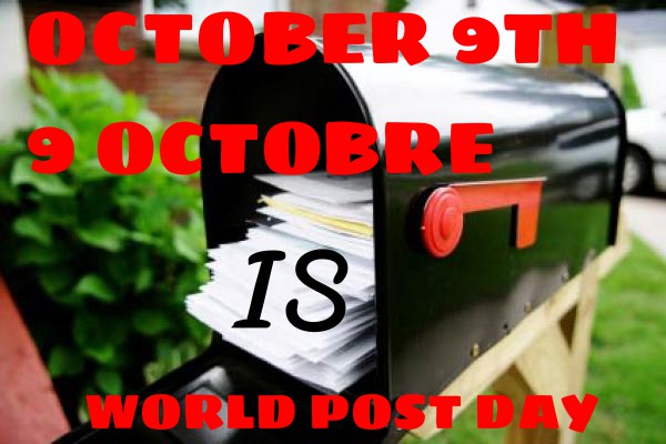 October 9th World Post Day Letter Box Picture