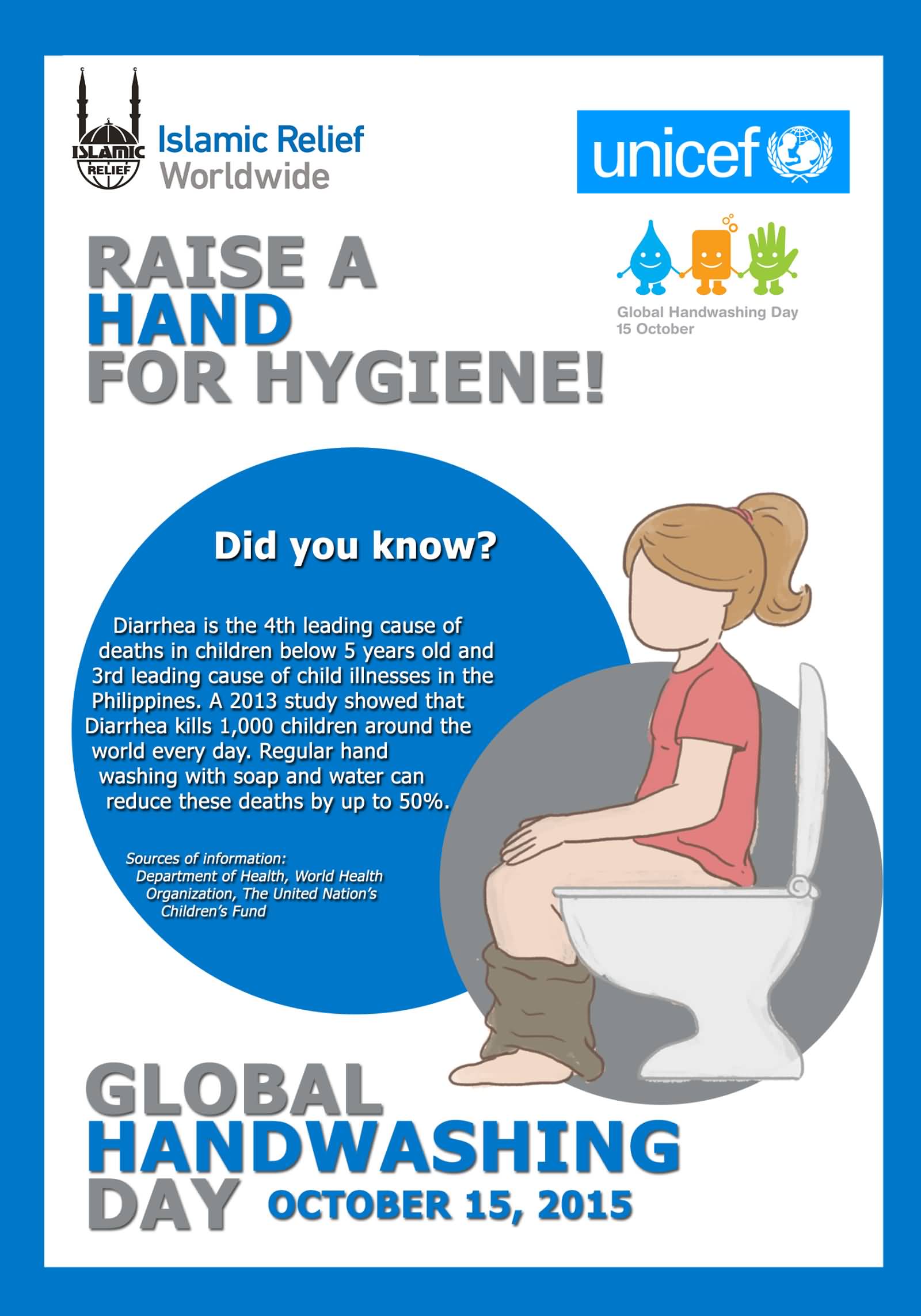 Raise A Hand For Hygiene Global Handwashing Day October 15