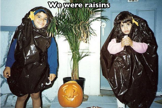 Raisins Halloween Costume Picture