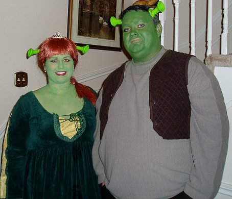 Shrek And Fiona Halloween Costumes For Couples