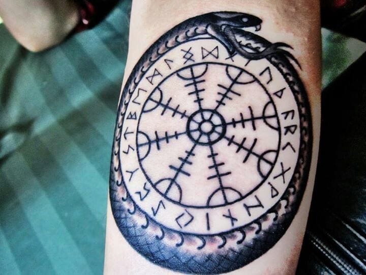 Unique Ouroboros Tattoo