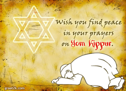 Wish You Find Peace In Your Prayers On Yom Kippur Picture