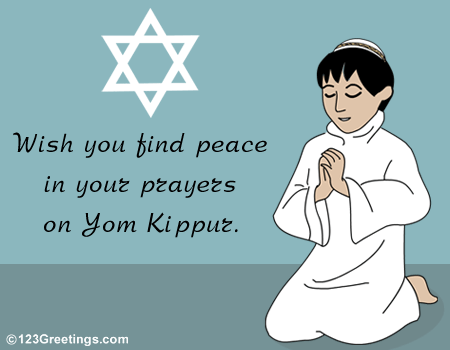 Wish You Find Peace In Your Prayers On Yom Kippur