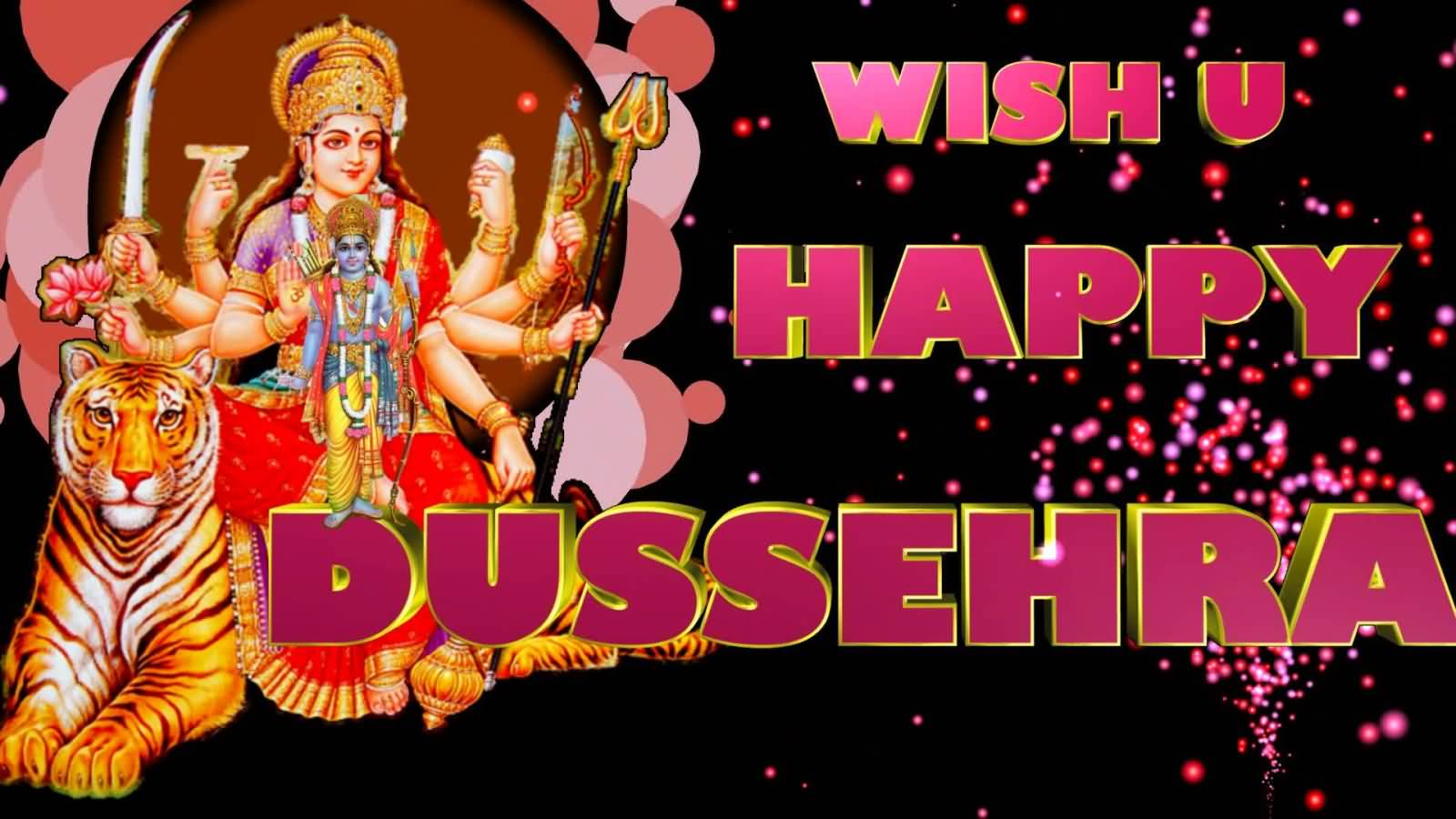 Wish You Happy Dussehra 2016 Greeting Picture