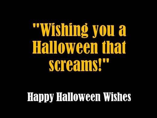 Wishing You A Halloween That Screams Happy Halloween Wishes