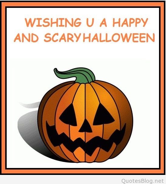 Wishing You A Happy And Scary Halloween Card