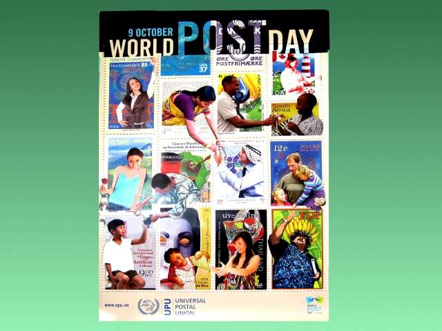 World Post Day 9 October Photo Collage