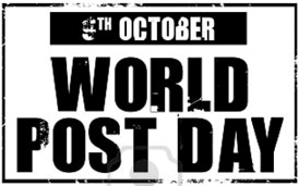 World Post Day 9th October, 2016