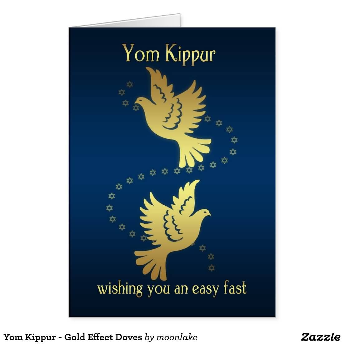 Yom Kippur Wishing You An Easy Fast Greeting Card