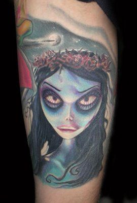 Amazing Corpse Bride Tattoo Image