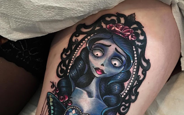 53+ Awesome Corpse Bride Tattoos