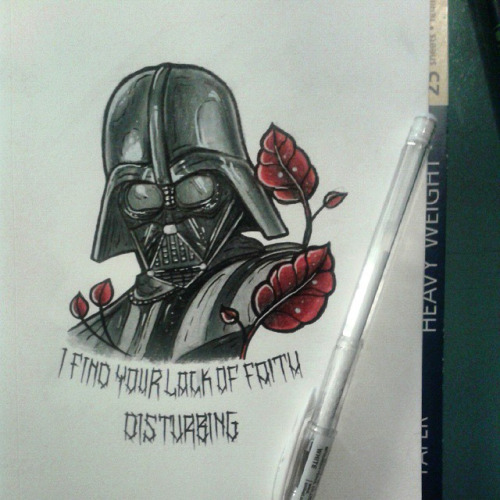 Darth Vader Tattoo Sample