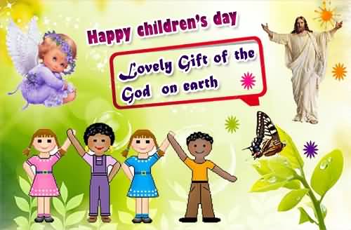 Happy Children's Day 2016 Lovely Gift Of The God On Earth Are Kids