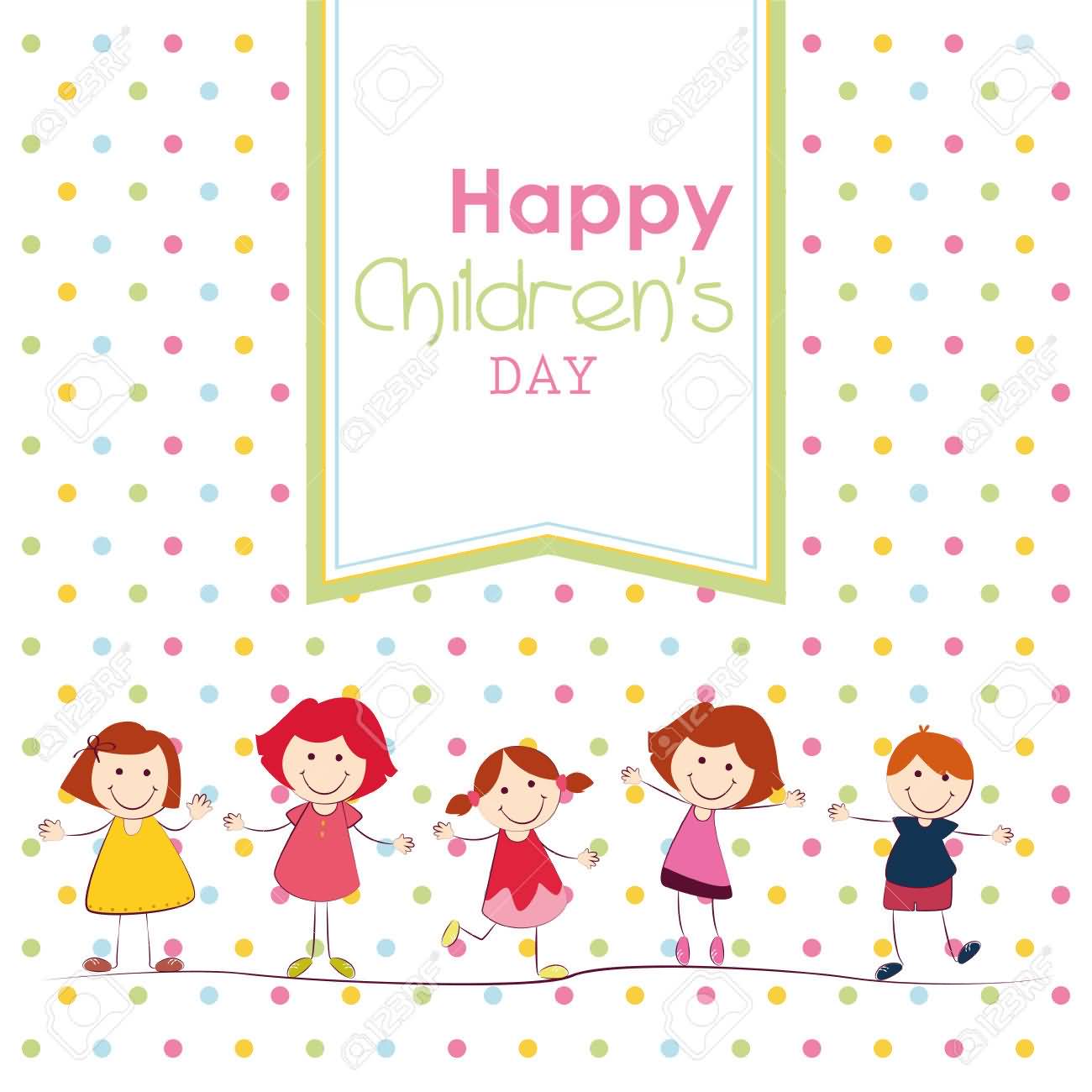 Happy Children's Day Beautiful Greeting Card