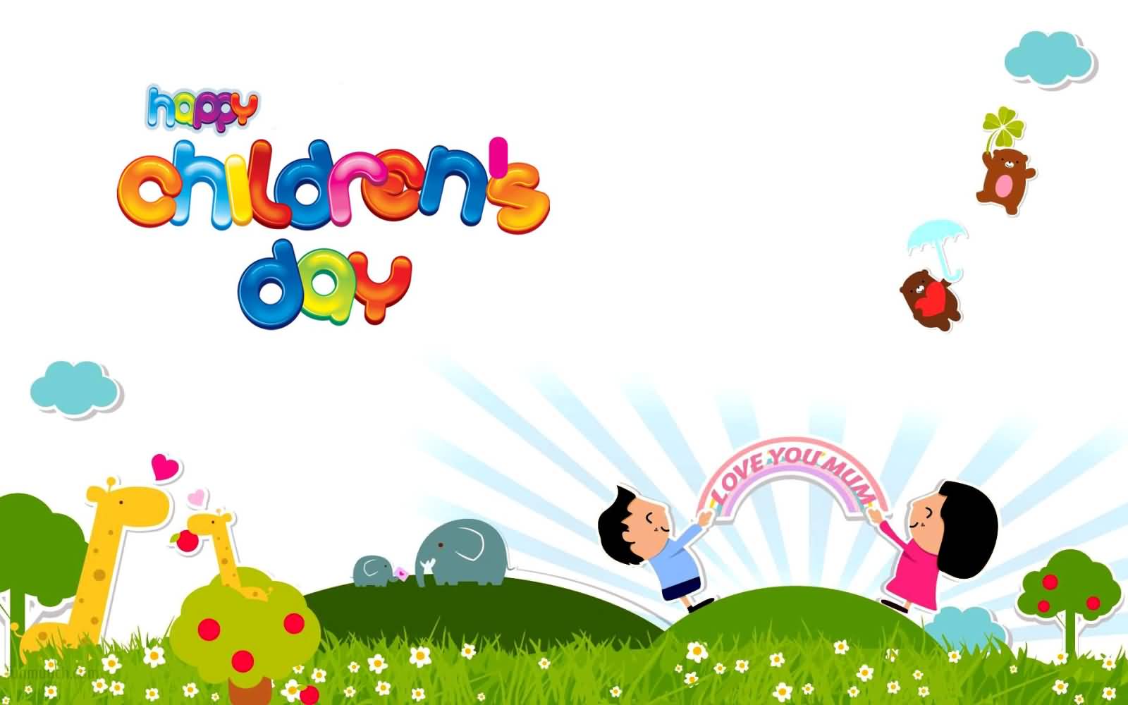 Happy Children's Day Wishes Picture For Facebook