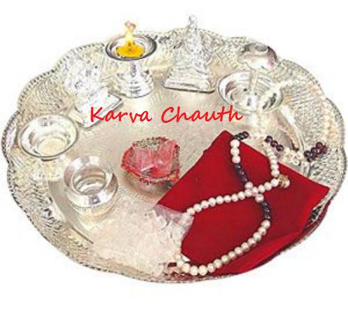 Happy Karva Chauth 2016 Beautiful Decorated Thali