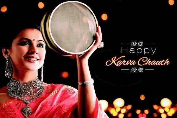 Happy Karva Chauth 2016 Beautiful New Bride Picture