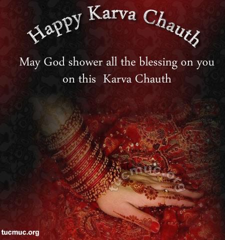 Happy Karva Chauth May God Shower All The Blessings On You On This Karva Chauth