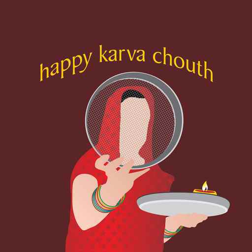 Happy Karva Chauth Women Break The Fast Clipart