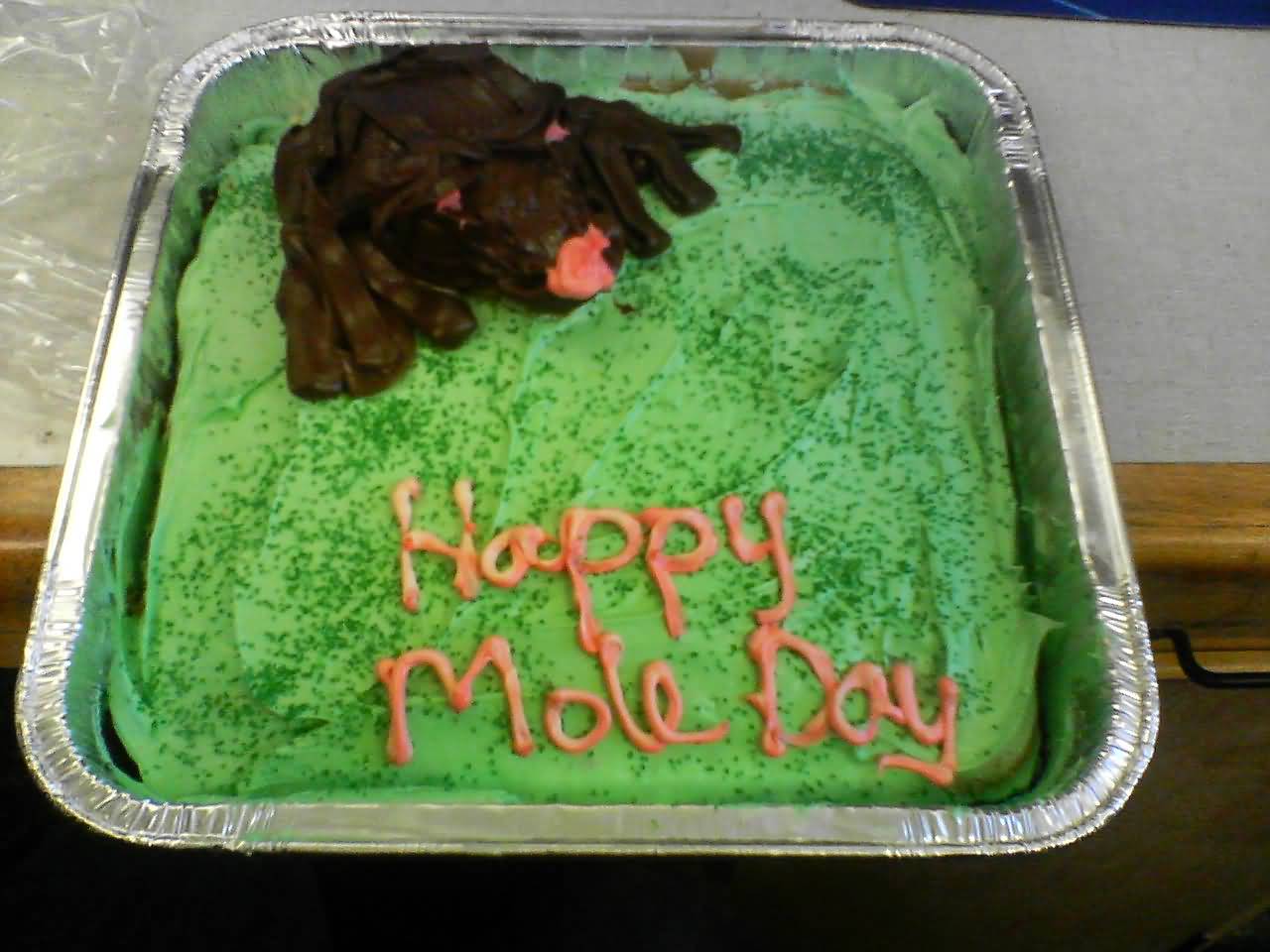 Happy Mole Day Beautiful Cake Picture