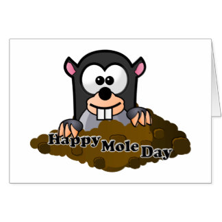 Happy Mole Day Greeting Card