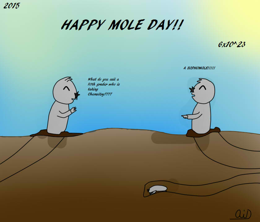 Happy Mole Day Greetings Image