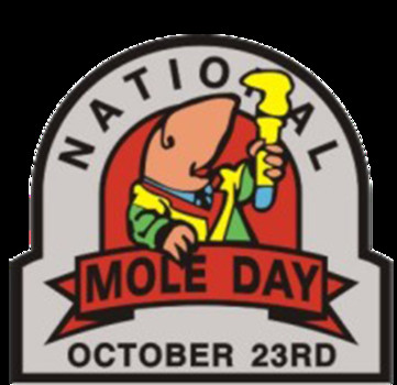 Happy National Mole Day October 23rd