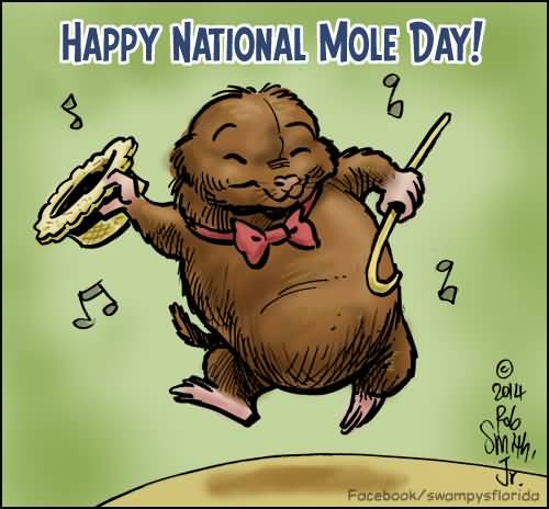 Happy National Mole Day Wishes