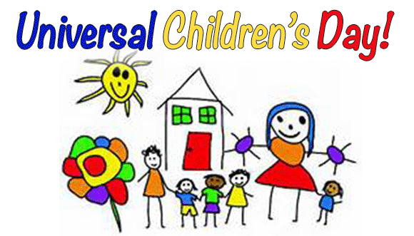 Happy Universal Children's Day Hand Made Greeting Card