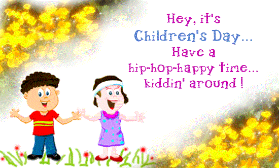 Hey It's Children's Day Have A Hip-Hop Happy Time Kiddin Around