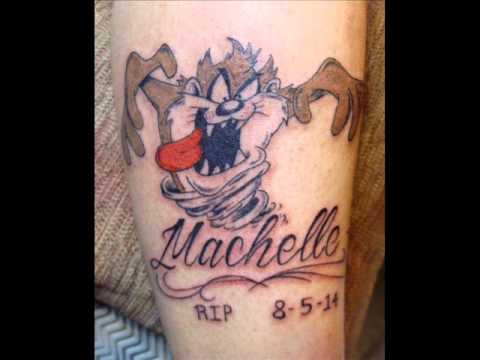 Machelle Taz Tattoo On Leg