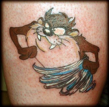 Tasmanian Devil Tattoo Idea