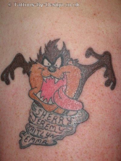 Tasmanian Devil Tattoo Image