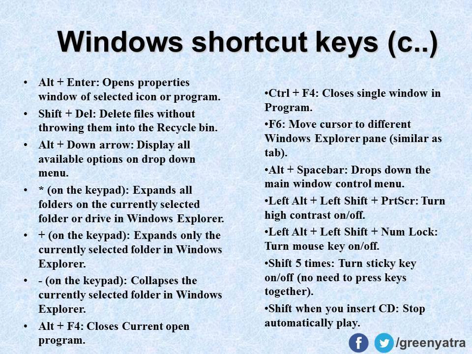 Windows Shortcut Keys (2)